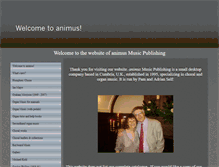 Tablet Screenshot of animusi.co.uk